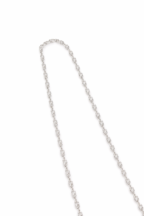 Elegante Singapore-Halskette – Zeitlose Brillanz in Silber-Optik